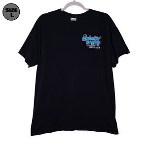 Splashin' Safari Staff USED Shirt (L, Holiday World, Santa Claus, Indiana)